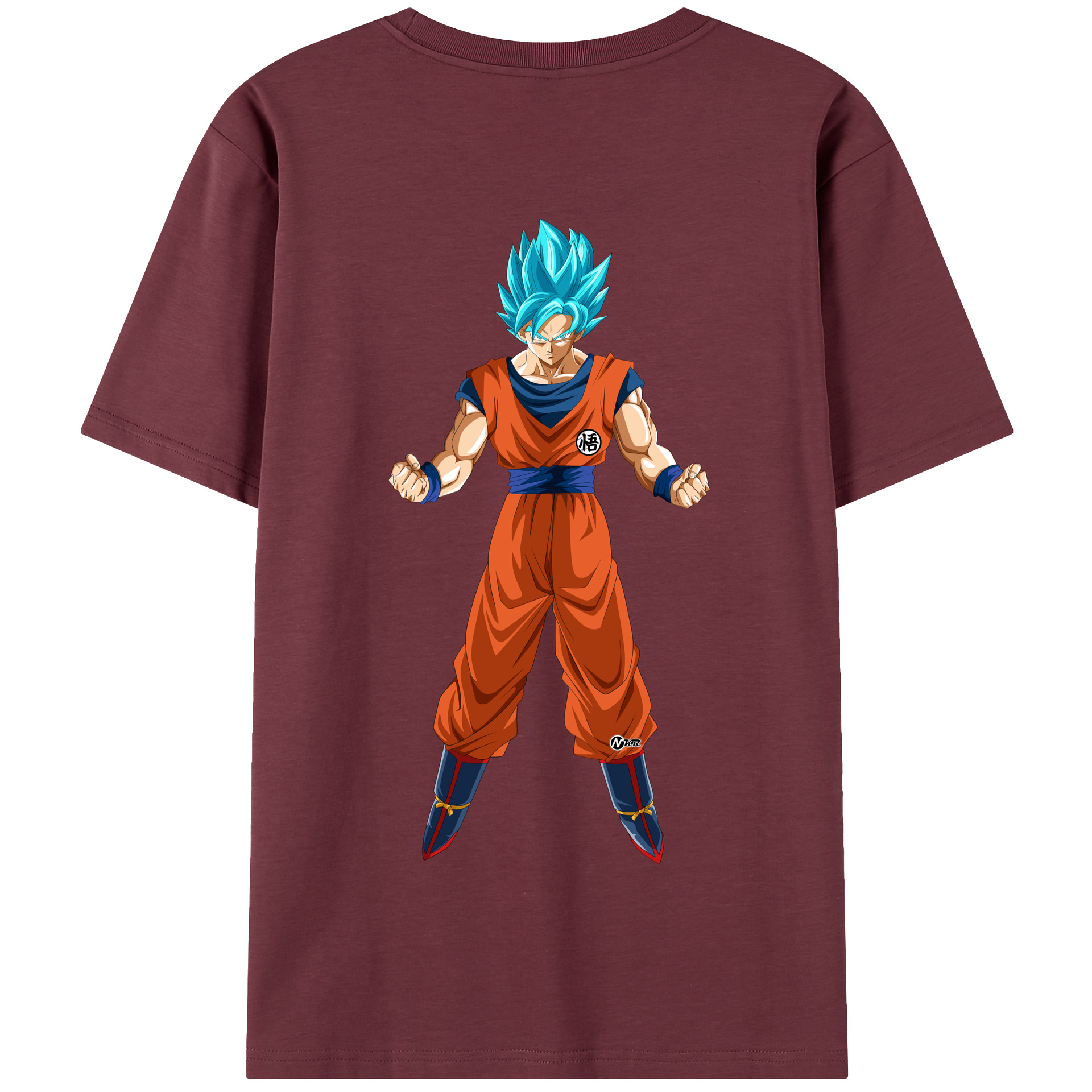 （画像用） ドラゴンボール 孫悟空（そん ごくう）Son Goku カカロット DRAGON BALL Kakarotto 綿100％半袖Tシャツ（背面プリント）